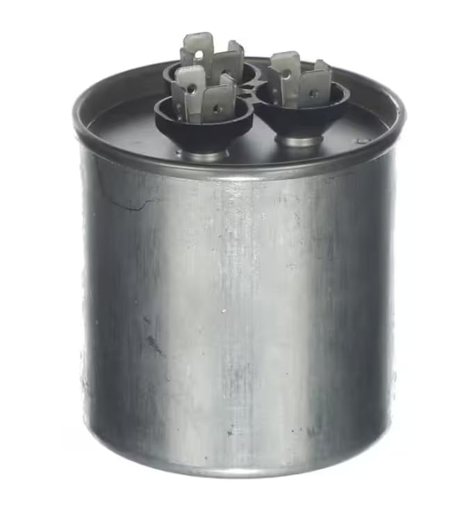 Fits Rheem 328P6003H37P25A45R 321325000062 Capacitor, Dual, 60/3uF, 370VAC, 50/60HZ, Round