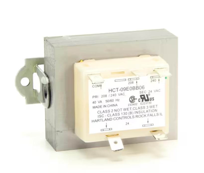 Fits Groen 1051D 233402 E223730 Transformer, Primary 208/240V Secondary 24V, 40VA for BPM-40E, BPM-15G, DH-20