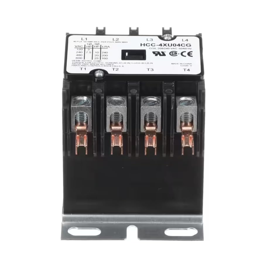 Fits Antunes C2320 H Contactor, 208-240 Volt Coil, 50/60HZ, 40 Amp, 4 Pole for GST-5V