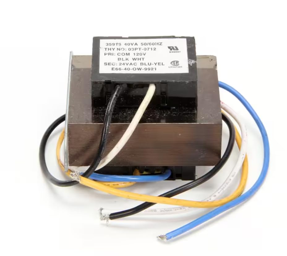 Fits Henny Penny LBFL HY0852 Transformer, 120v to 24V, 50/60HZ, 40VA