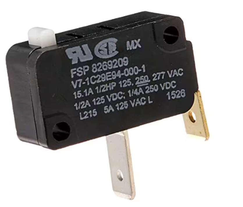 V7-1C29E94-000-1 Door Microswitch, Dishwasher for DU1048XTPS0, DU1050XTPS1, DU1100XTPB3