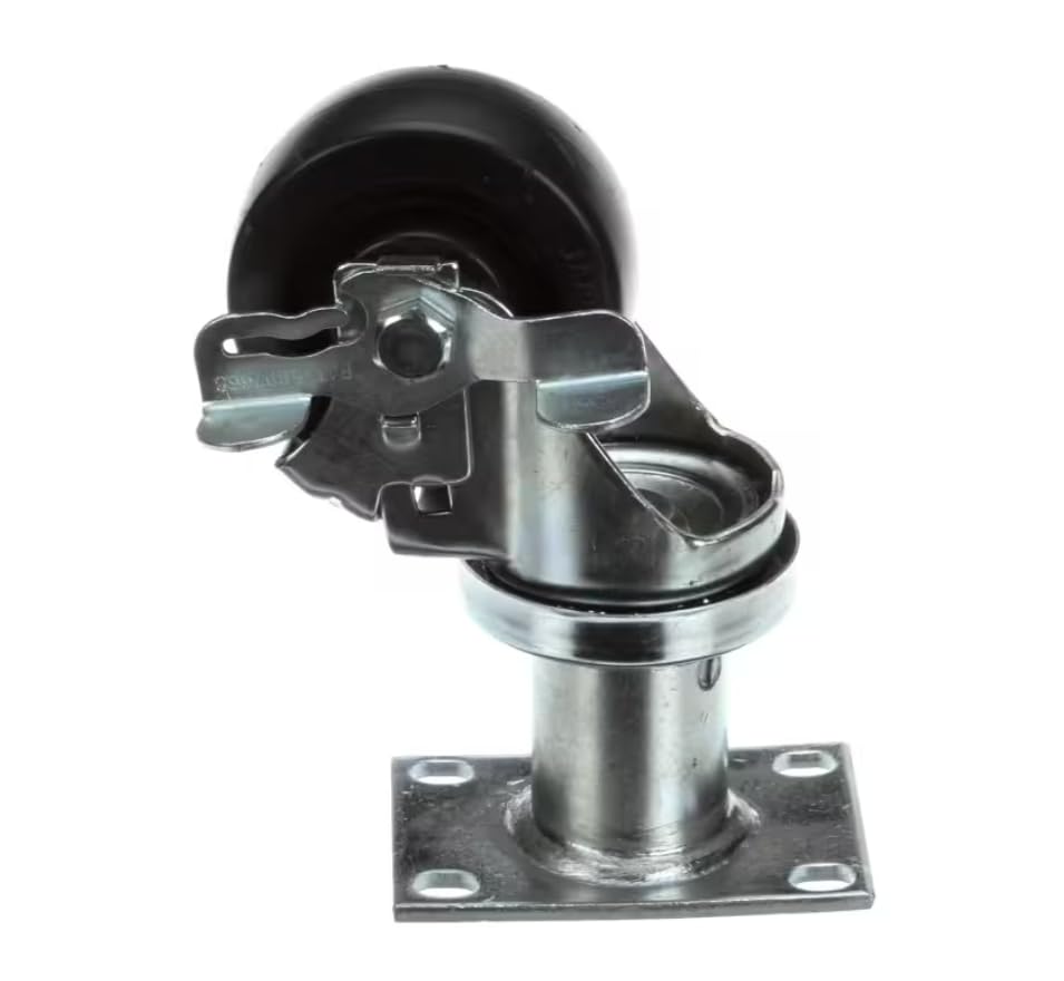 Fits Randell D334136 Caster, Swivel, with Brake, Plate, Adjustable 6" to 6.81" for 65348-290