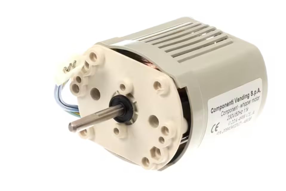 Fits Crathco 209A3402VD 48/08 Whipper Motor, Double Flat Shaft, 230 Volt, 50HZ for GB5MF-IT-LD, GB5MF-HC-IT-LD, GB1HC-CP