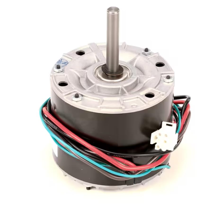 Fits York F42AA67A50 12718CH E248566 Condenser Motor, 208/230V, 1/8 HP, 1075 RPM, Clockwise for 2LA04702525, AC030M1024, CCGD24S41Q3