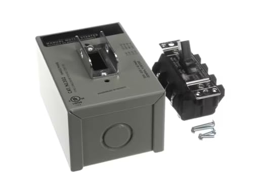 Fits AAON 73CA Toggle Switch/Box Assembly, Manual Motor Starter, 2 Pole, 30A, 600V for RN-030-3-0-EQ09-3C4, RN-015-3-0-FA09-2G4, RN-013-3-0-FA09-2F4
