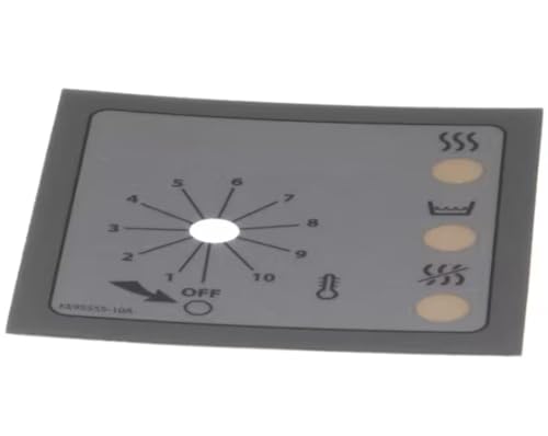 Fits Cleveland KE95555-10A Label/Overlay, Operating, KGL25/T for KGL, KGL-100, KGL-40