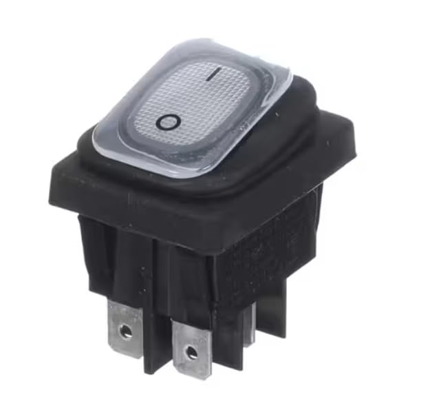 2330 100V-130V Rocker Switch, Power, 120V, DPST for 72013, HDCCB-36, HDCCB-48