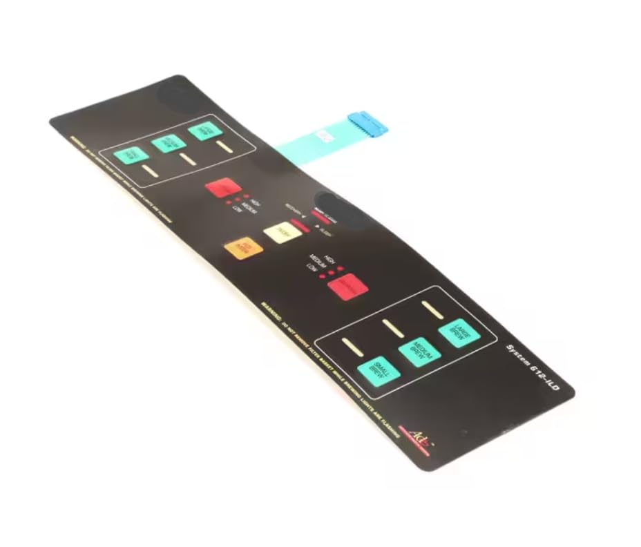 Fits Wilbur Curtis System 612-ILD Overlay/Membrane, Control Panel for GEM-612