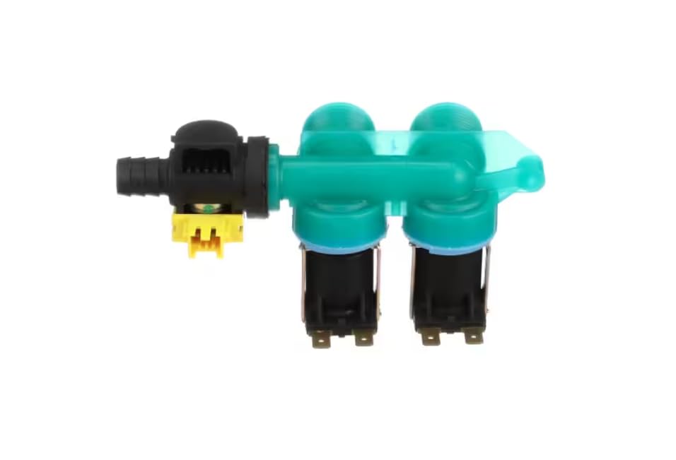 Fits Whirlpool 364C201-T Solenoid Valve with Temperature Sensor, Water Inlet, Dual Coil, Washing Machine for 1CWTW5300SQ0, 1CWTW5520SQ0, ETW4300SQ0