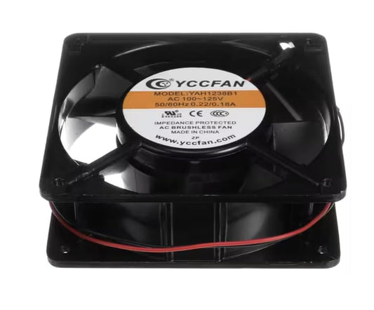 YCCFAN Model: YAH1238B1 AC 100-125V 50/60Hz 0.22/0.18A Condenser Fan Motor, Axial, 100-125 Volt, 50/60HZ