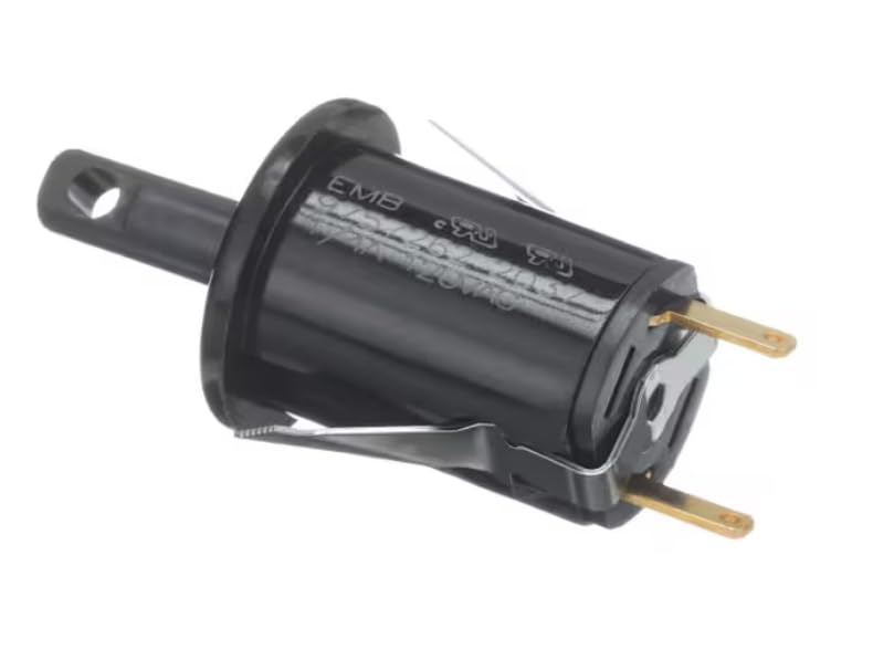 2037 1/4A 120VAC Door Switch, Oven Light, Range for WEC310S0FB, WEC310SAGB, WEE510S0FS