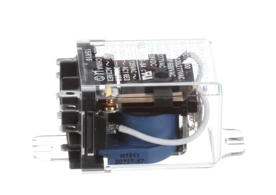 H1511 20727-57 15R16 DPDT B600 Relay, DPDT, 120V, 13A for F18RC93-BPL, F18RC93-BPL