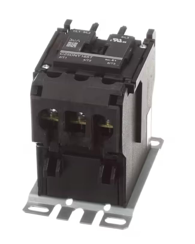 Fits Hobart C25DNY165T SER. E1 87713-107-5 Contactor, 3 Pole, 30A, 24V 50/60HZ Coil for HL1400, HL1400AUS, HL1400CE