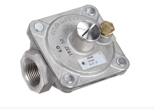 Pressure Regulator 6.0 1532 52 RV48 3/4" Natural Gas 1/2 PSIG – Fits Vulcan Hart 1TR45A, 1VK65, and Related Models