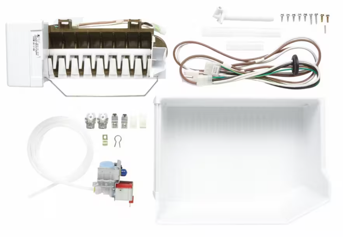 Whirlpool Refrigerator Ice Maker Assembly W10190943 W1, 60 HZ