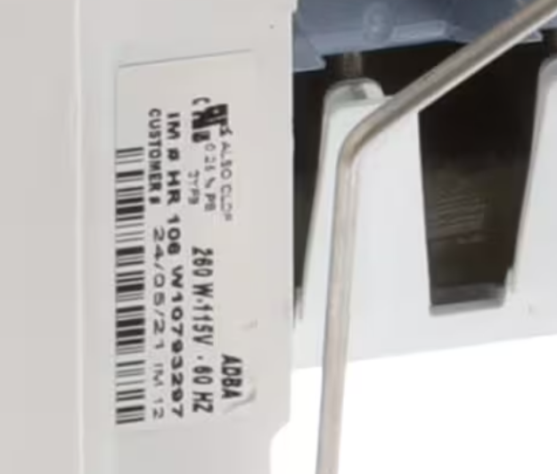 Whirlpool Icemaker HR106 W10793297, 260W, 115V, 60HZ