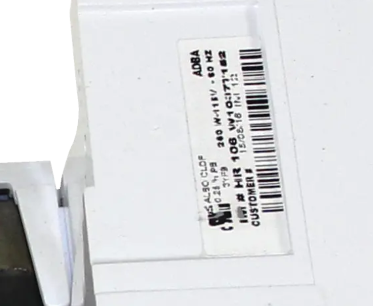 Whirlpool Ice Maker HR 106 W10377152 – 260W, 115V, 60Hz for refrigerators