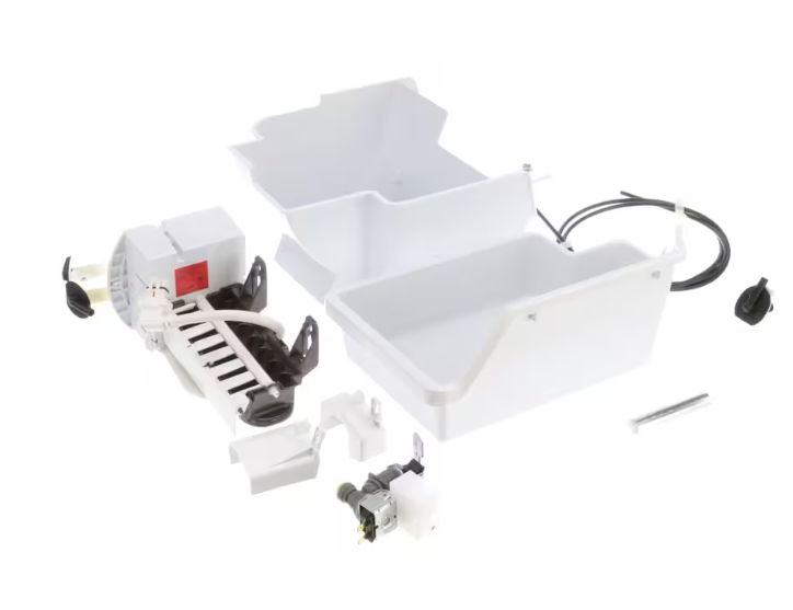 GE Ice Maker Assembly for refrigerator models PDS22MCPAWW, HTS20GBNAWW, GDS20KCSABB etc