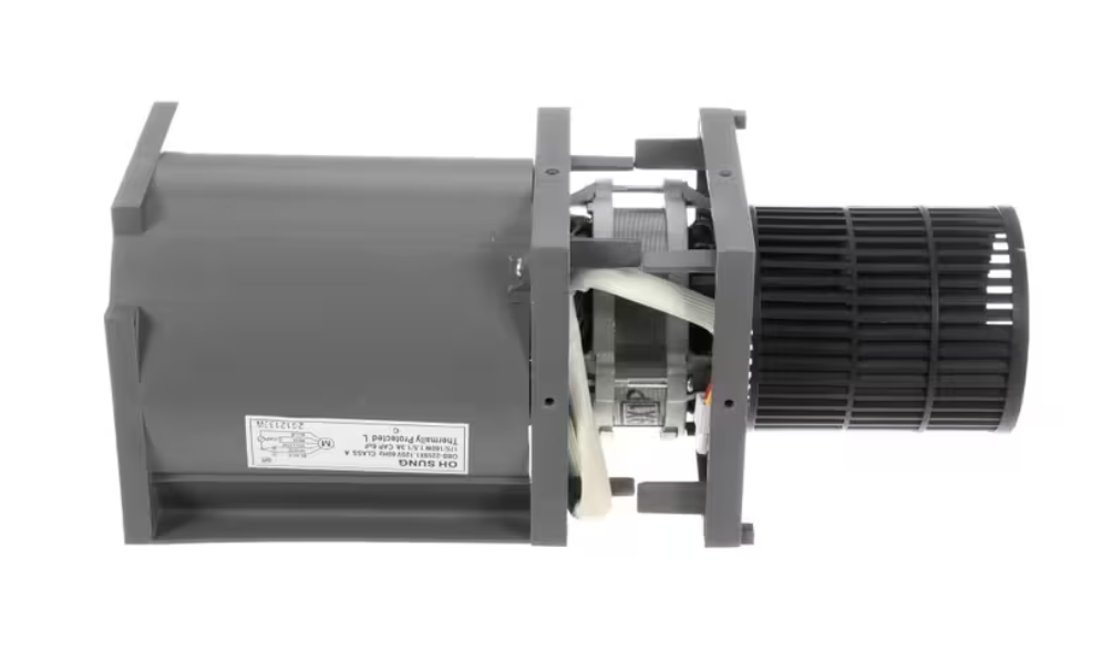 Magic Chef OBB-2259X1, 2012133W, Fan/Motor Assembly, 120V, 60HZ, CLASS A, for MC0160/165 Microwave