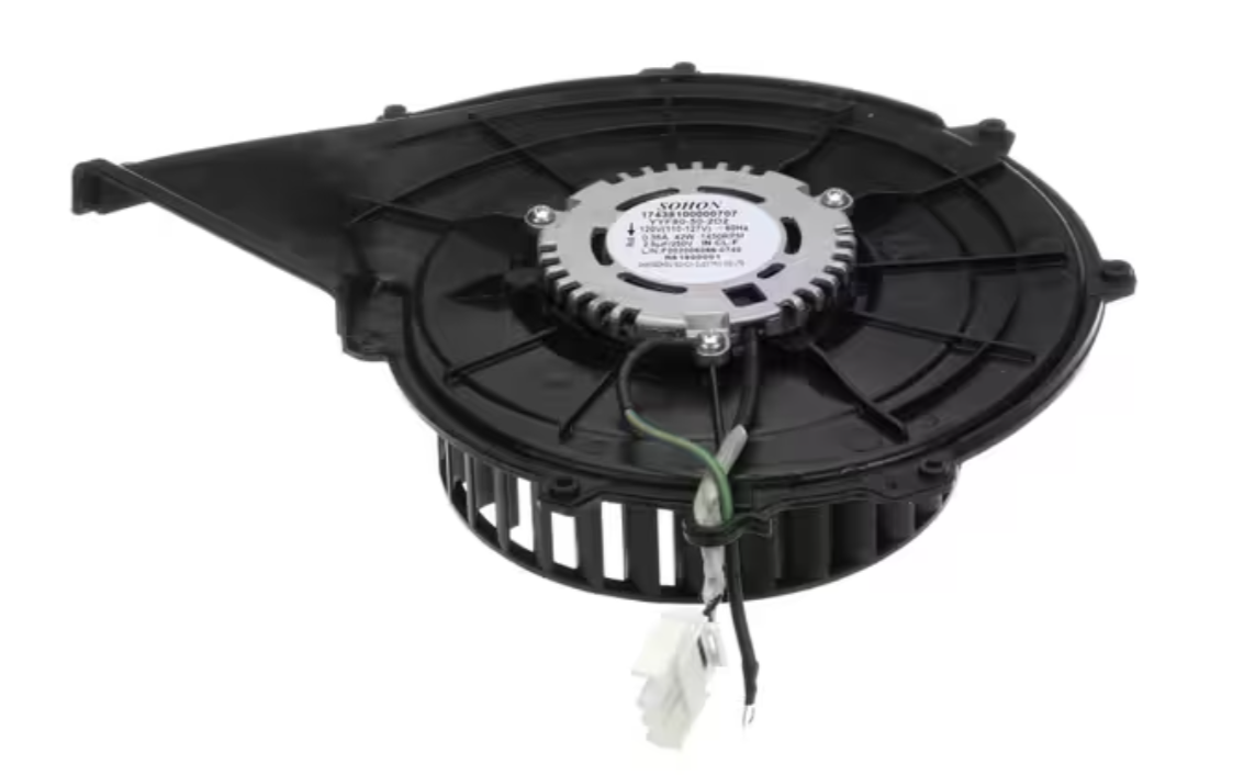 Magic Chef 17438100000707, YYF80-50-2D2, Fan/Motor/Flange Assembly, 120V, 60HZ, 1450RPM
