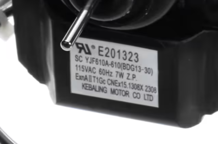 Magic Chef E201323, SC YJF610A-610(BDG13-30) Fan Motor, Condenser, 115VAC, 60HZ, 7W