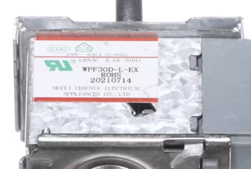 Magic Chef WPF30D-L-EX, ROHS, 20210714, Thermostat/Temperature Control