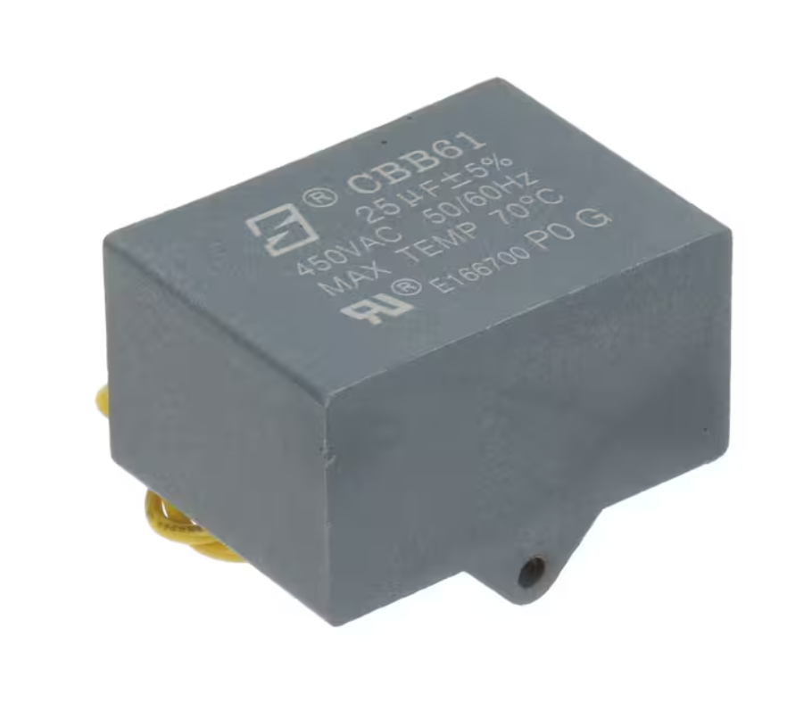 Magic Chef CBB61, E166700, Capacitor, 25uF, +-5%, 450VAC, 50/60HZ, for MCSDRY35W