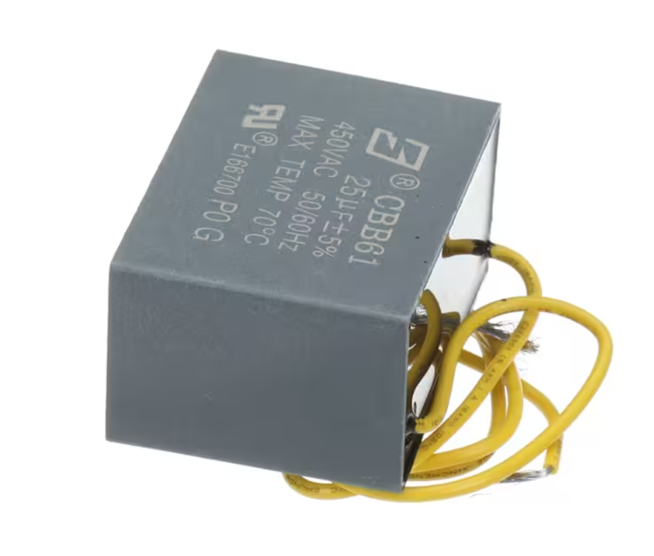 Magic Chef CBB61, E166700, Capacitor, 25uF, +-5%, 450VAC, 50/60HZ, for MCSDRY35W