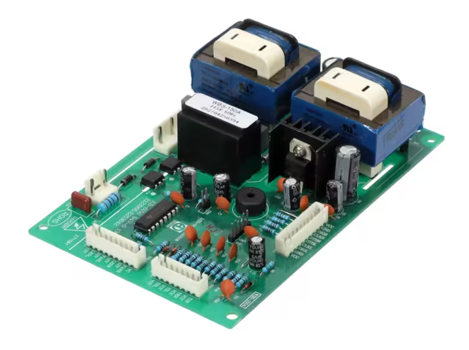 Magic Chef WBS-150A, 202104250391, 115V, 60HZ, Control Board, New Version, for MCWB24D