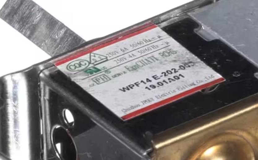 Magic Chef WPF14 E-202-003, 250V, 6A, 50/60HZ, T-STAT for MCAR170B/MCAR240SE2
