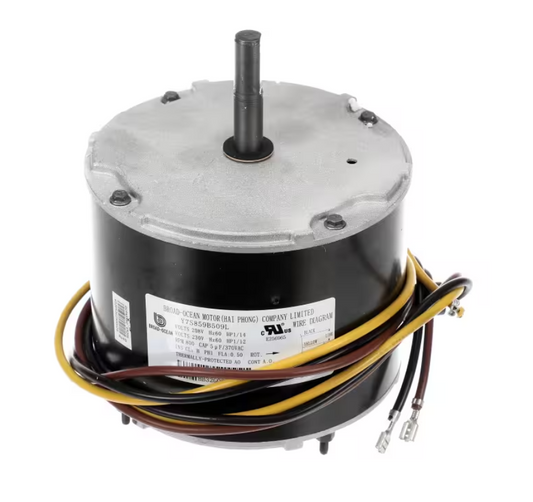 Carrier HVAC HB32GQ230 Fan Motor, Condenser, 208-230 Volt, 60HZ, 800 RPM, 1/12HP  24SPA643W0030101 24TPA736W0030001 24TPA736WC030001 25SCA518A0030000 25SCA518A0030001