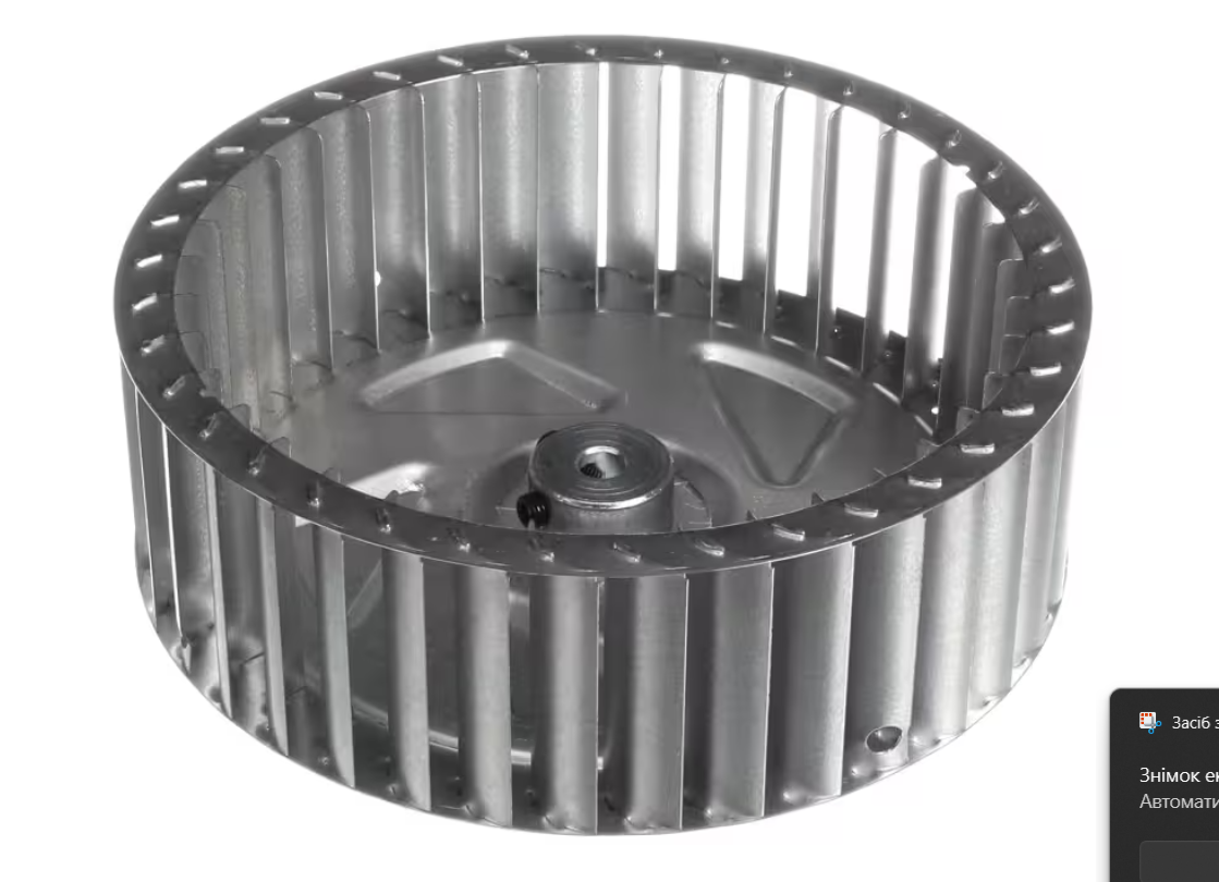 Carrier HVAC LA21RB552 Blower Wheel, Draft Inducer, 6 1/4" D x 2 1/16" W x 5/16" Bore, CC 48FJ 034 110 W 48FJ 034 51048FJ 034 610  48FJ 038 110 48FJ 038 510