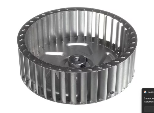 Carrier HVAC LA21RB552 Blower Wheel, Draft Inducer, 6 1/4" D x 2 1/16" W x 5/16" Bore, CC 48FJ 034 110 W 48FJ 034 51048FJ 034 610  48FJ 038 110 48FJ 038 510