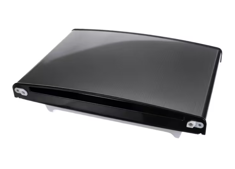Magic Chef 2100150706 Freezer Door Assembly, Stainless/Black with White Interior, for HMDR450SE
