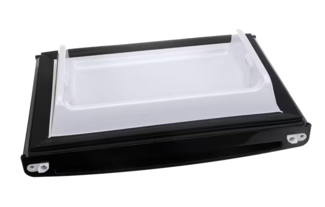 Magic Chef 2100150706 Freezer Door Assembly, Stainless/Black with White Interior, for HMDR450SE