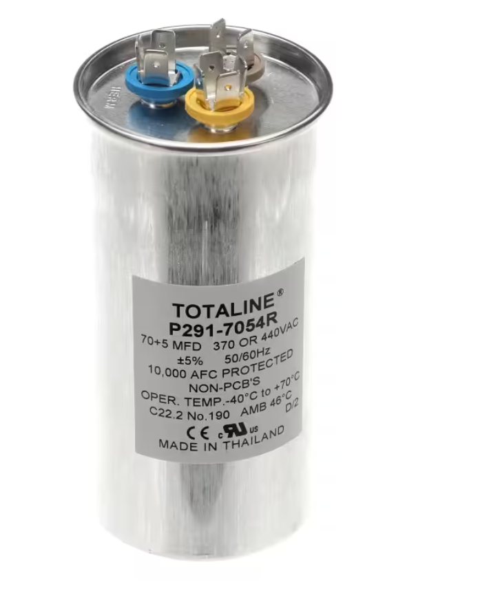 Carrier HVAC P291-7054R Capacitor, Dual Run, 70 + 5MFD, 440V, 50/60HZ  48VL C4809030  48VL C4811530  48VL C4813030  48VL C6009030 48VL C6011530