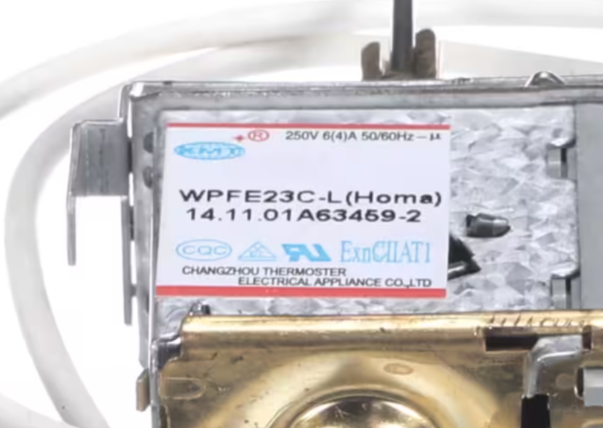Magic Chef WPFE23C-L(Homa), 17.11.01A63459-2, 250V, 50/60HZ, Thermostat, Temperature Control