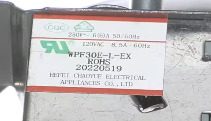 Magic Chef WPF30E-L-EX, 20220519, 250V, 50/60HZ, Thermostat, Freezer, for MCUF3W2
