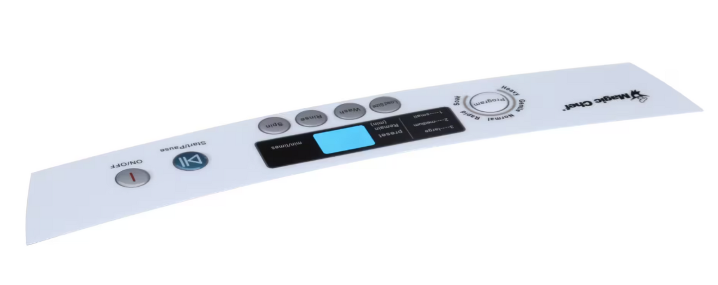 Magic Chef 16038000A23842 Overlay, Control Panel, for MCSTCW0