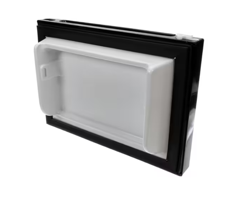 Magic Chef 2100153064 Freezer Door Assembly, Black with White Interior