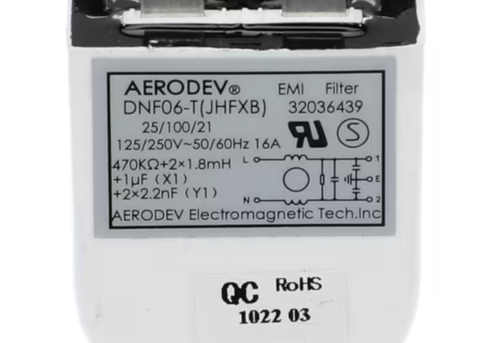 Magic Chef DNF06-T(JHFXB), 32036439, EMI Filter, 125/250 V, 50/60HZ, 16A