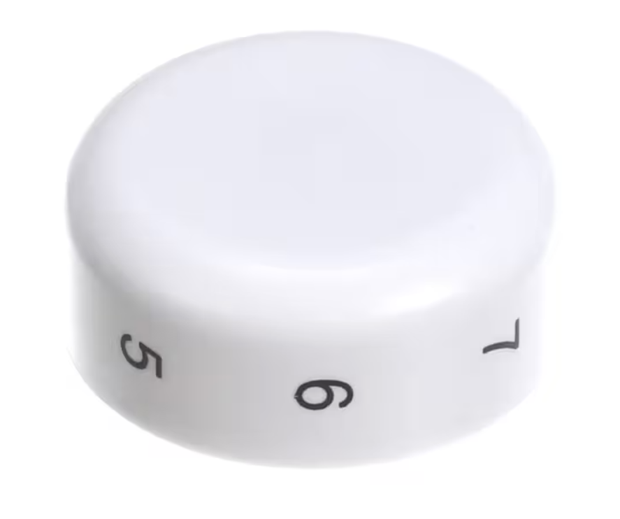 Magic Chef R01050294010 Temperature Control Knob, 0-7 Settings, White