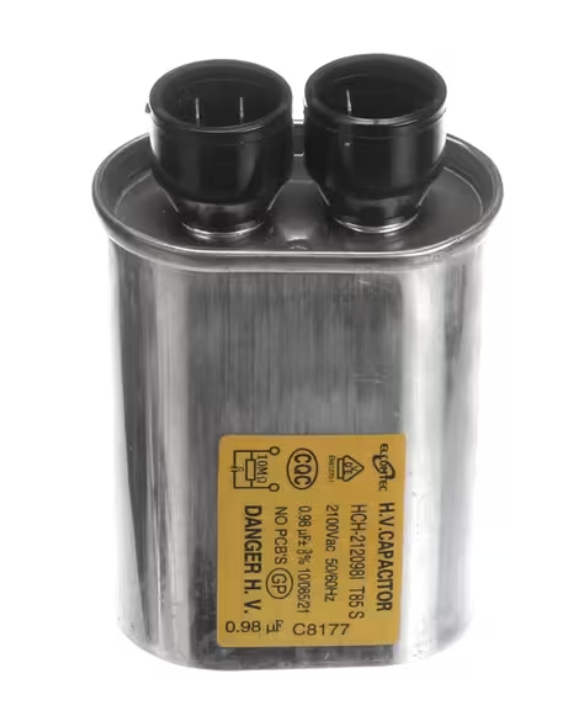 Magic Chef HCH-212098I, T85 S, High Voltage Capacitor, 0.98uF, 21000VAC, 50/60HZ, Microwave