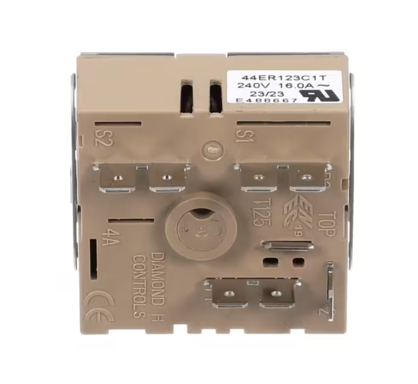 Magic Chef 44ER123C1T, E488667, Infinite Switch, Power, 240V, 16A for MCSCTE24BG
