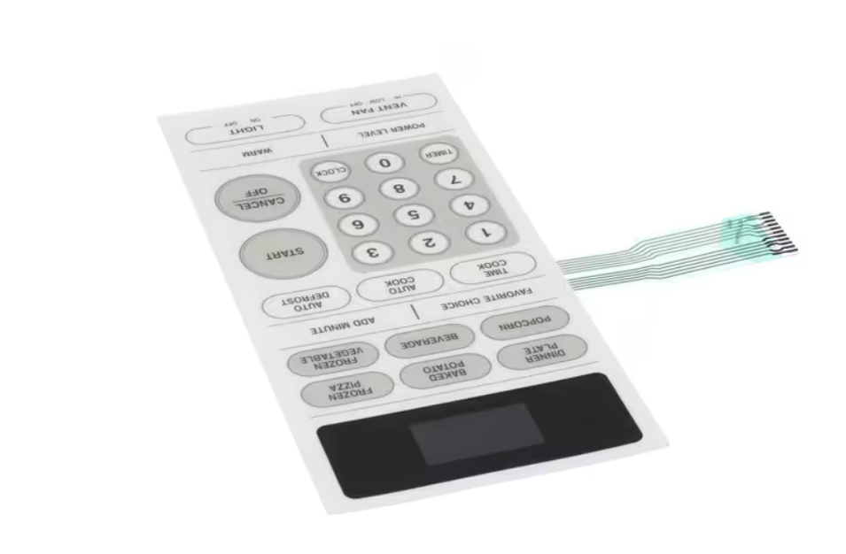 Magic Chef 3518572100W Switch Membrane/Panel Overlay, White, for MCO160UW