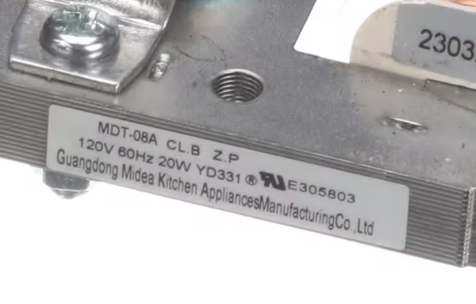Magic Chef MDT-08A, YD331, E305803, Fan Motor, Shade Pole, 120V, 60HZ, 20W
