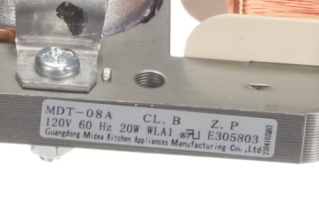 Magic Chef MDT-08A, WLA1, E305803, Motor, Shade Pole, 120V, 60HZ, 20W