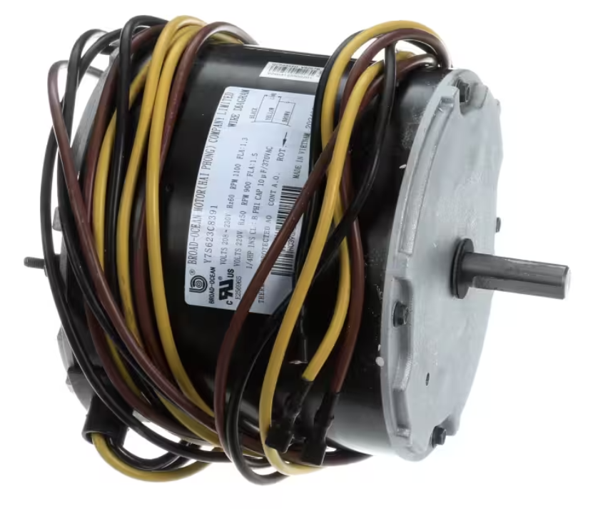Carrier HVAC Y7S623C8391 Blower Motor, 208-230 Volt, 50/60HZ, 1/4HP, 900/1100 RPM