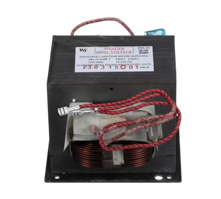 Magic Chef BWL-R2, MD-101AMR-3, OBJY2, E306927, Transformer, High Voltage, 120V, 60HZ, Class 220