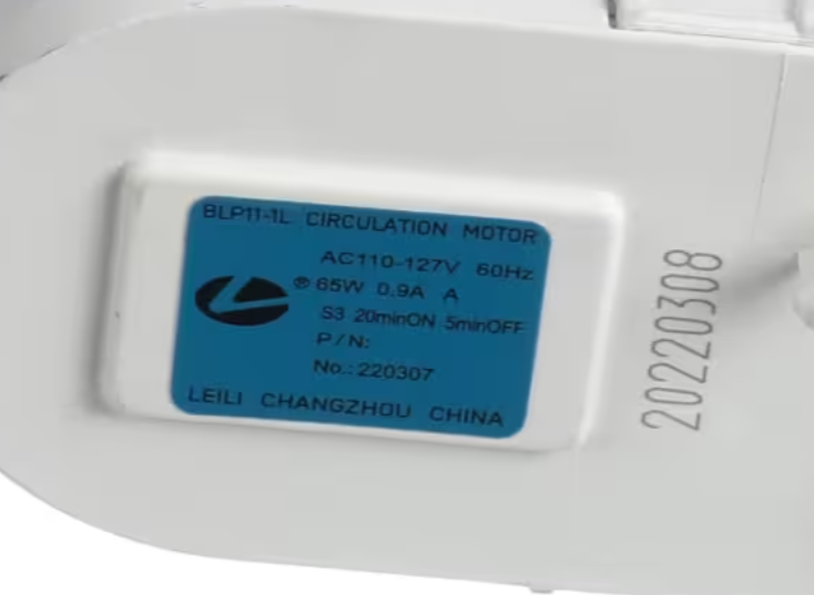 Magic Chef BLP11-1L, 220307, Circulation Pump, 110127 V AC, 60HZ, 65W, 0.9A, for MCSCD3W
